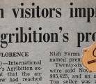 Every day this week the WP will post a "Vintage WP" Agribition feature online. The "Foreign visitors impressed with Agribition's progress" story from 1976 is the fourth in this series. We hope you enjoy this look at the rich history that is Agribition.