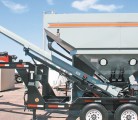 The largest bulk seed delivery cart from Speed King is this 330 bushel unit, which has two compartments and a rubber conveyor discharge rate that tops out at 900 pounds of seed per minute. | John Gregory, Arrowprint photo