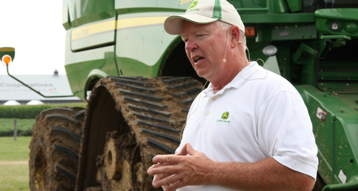 Kim Cramer of Deere's Harvester Works says producers can expect pricing of about $50,000 for the option.