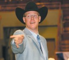 Ryan Dorran of Olds, Alta., has been a ring man and auctioneer at purebred cattle sales for nearly 10 years. He has made a full time career of working in the purebred marketing business. | Barbara Duckworth Photo