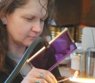 Artist Jacky Berting begins making one of her signature glass wheat stalks in her Cupar, Sask., studio. She also makes blown glass ornaments and unique mementoes for businesses.
| Karen Morrison photo