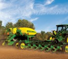 The ExactEmerge planting system seeds accurately up to 10 m.p.h. | John Deere photo