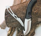 The Buck Omni Hunter 12PT and Paklite Caper knives are made of 420HC stainless steel. | Michael Raine photo
