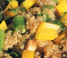 A quinoa and snap pea salad can be served as a vegetarian entree or as a side salad. | Betty Ann Deobald photo