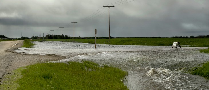 Residents near Fenwood, Sask., feel boxed in by road closures as flooding cuts them off. | Robin Booker photos