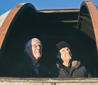 Garry Stone, left, and Tenho Tuomi have much in common as farmers, astronomers and friends. | William DeKay photo